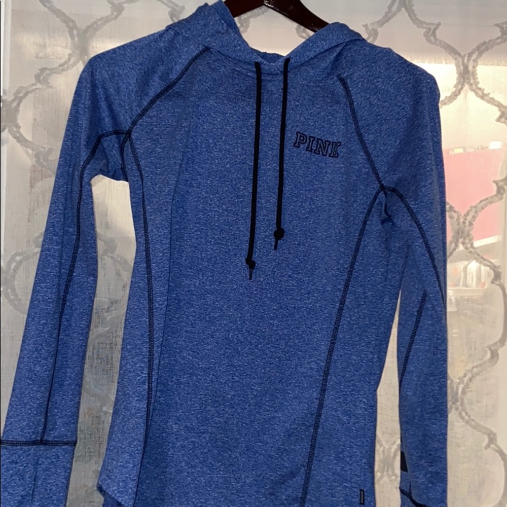 PINK athletic zip up hoodie